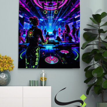 Blacklight Backdrop tarh DJ