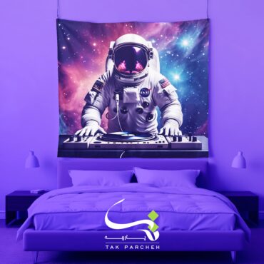 بکدراپ بلک لایت طرح DJ فضانورد