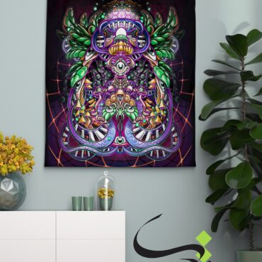 Blacklight Backdrop trah Garuda