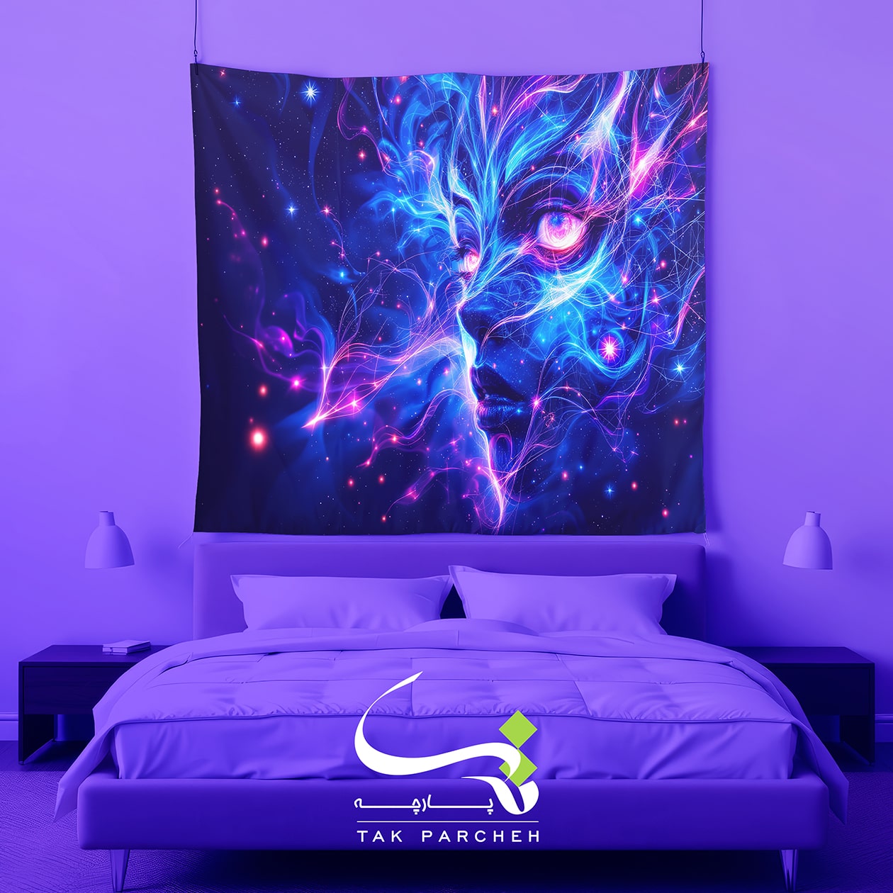 Blacklight Backdrop trah Soul’s Energy Flow