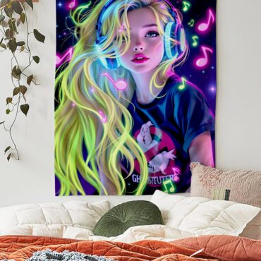 Blacklight Backdrop trah dokhtar seda va nor