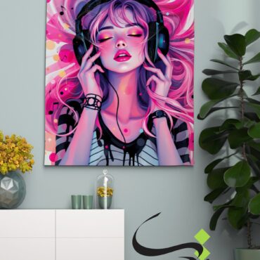 Blacklight Backdrop trah dokhtar sorati seda va nor