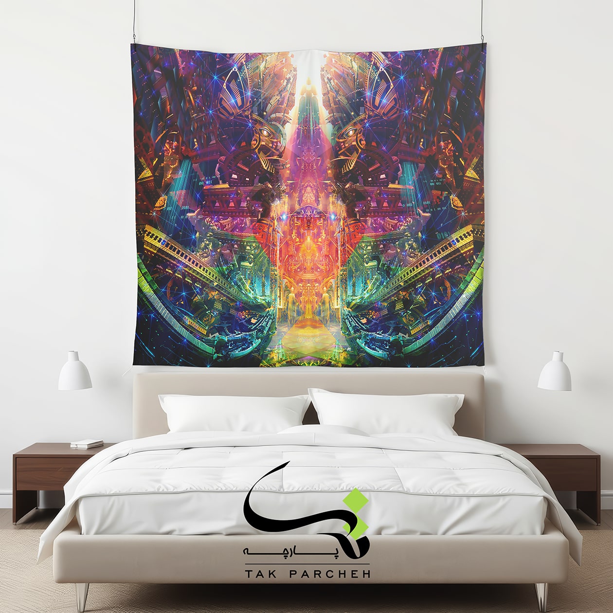 Blacklight Backdrop trah jungle symbol sacred ceremony