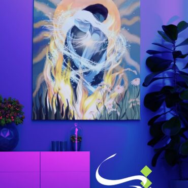 بکدراپ بلک لایت طرح عشق
