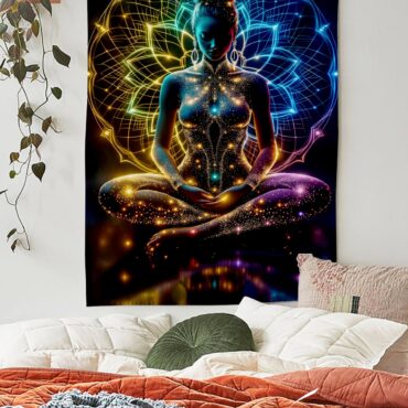 Blacklight Backdrop trah yoga