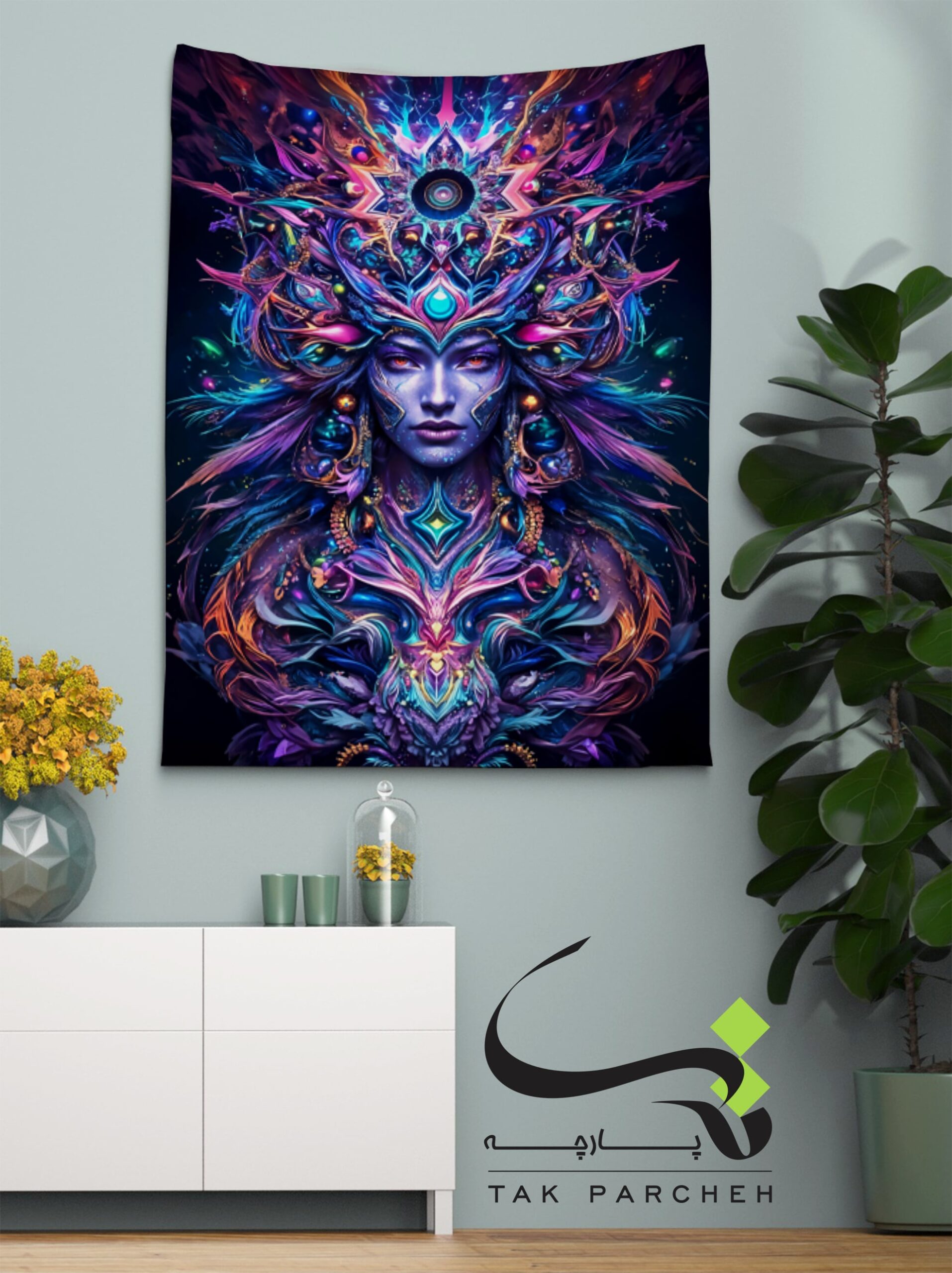 backdrop & blacklight - space women
