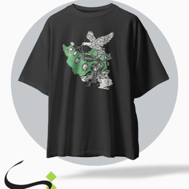 تیشرت طرح پرواز امید ایران