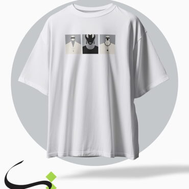 tshirt tarh Minimal Superhero Portrait white