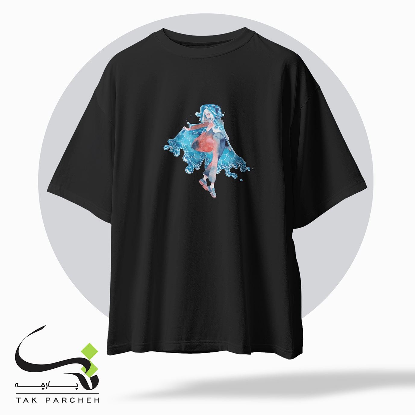 tshirt tarh girl oghyanous black