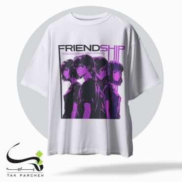 tshirt tarh girl friend white