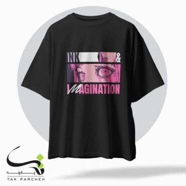 tshirt tarh girl pink black