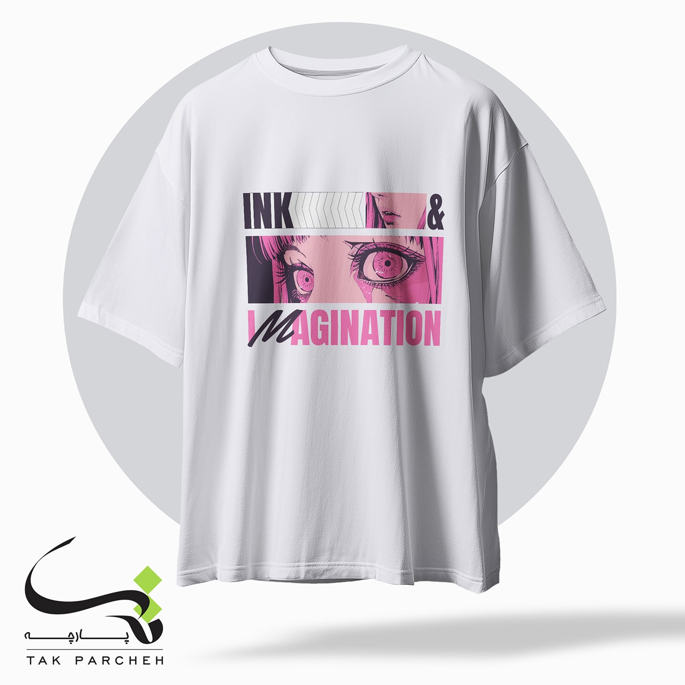 tshirt tarh girl pink white