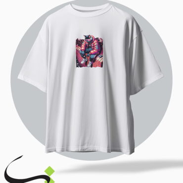 تیشرت طرح گربه