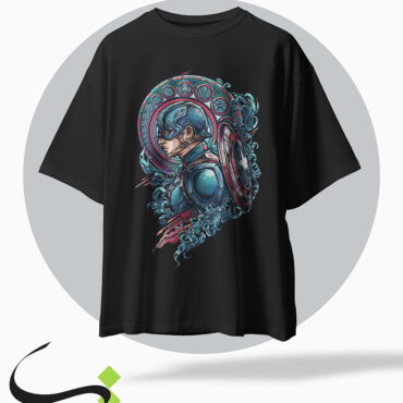 tshirt tarh marvel black