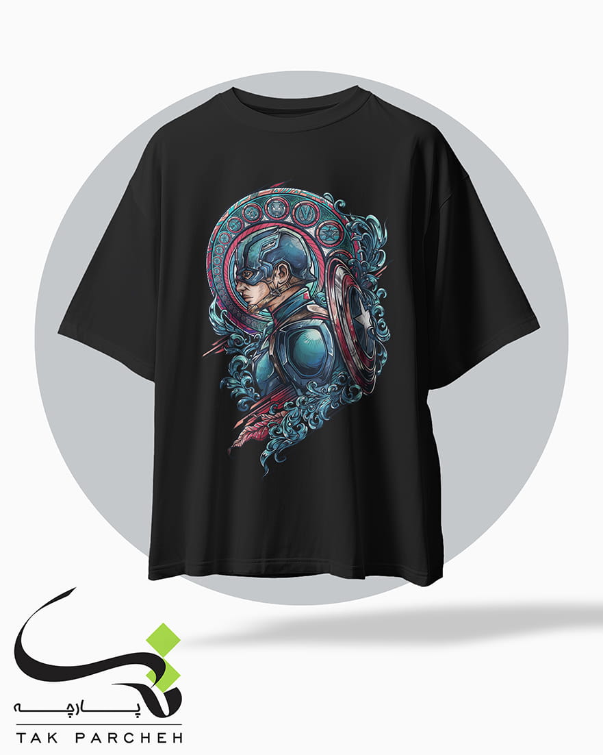 tshirt tarh marvel black