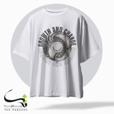 tshirt tarh naqshe dayerei ghabilei white