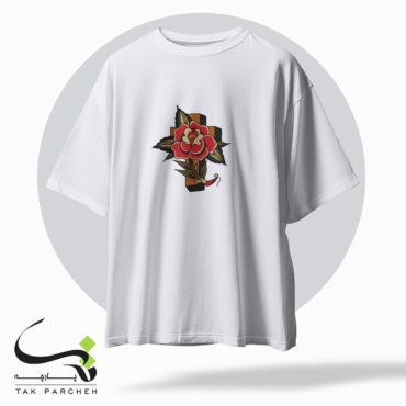 tshirt tarh tshirt tarh cross flower white